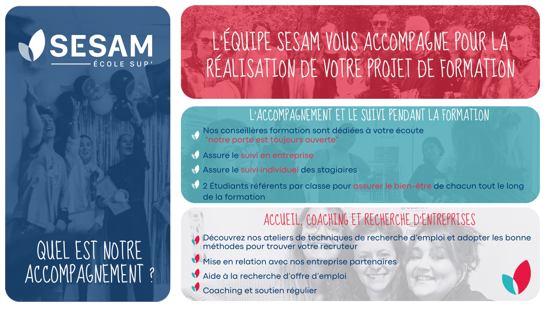 Ajouter un sous-titre NOTRE ACCOMPAGNEMENT SESAM ECOLE SUP'